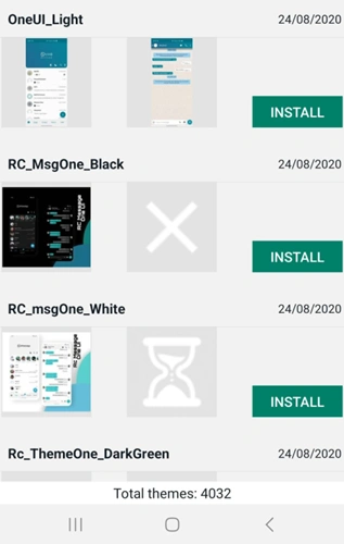 custom themes